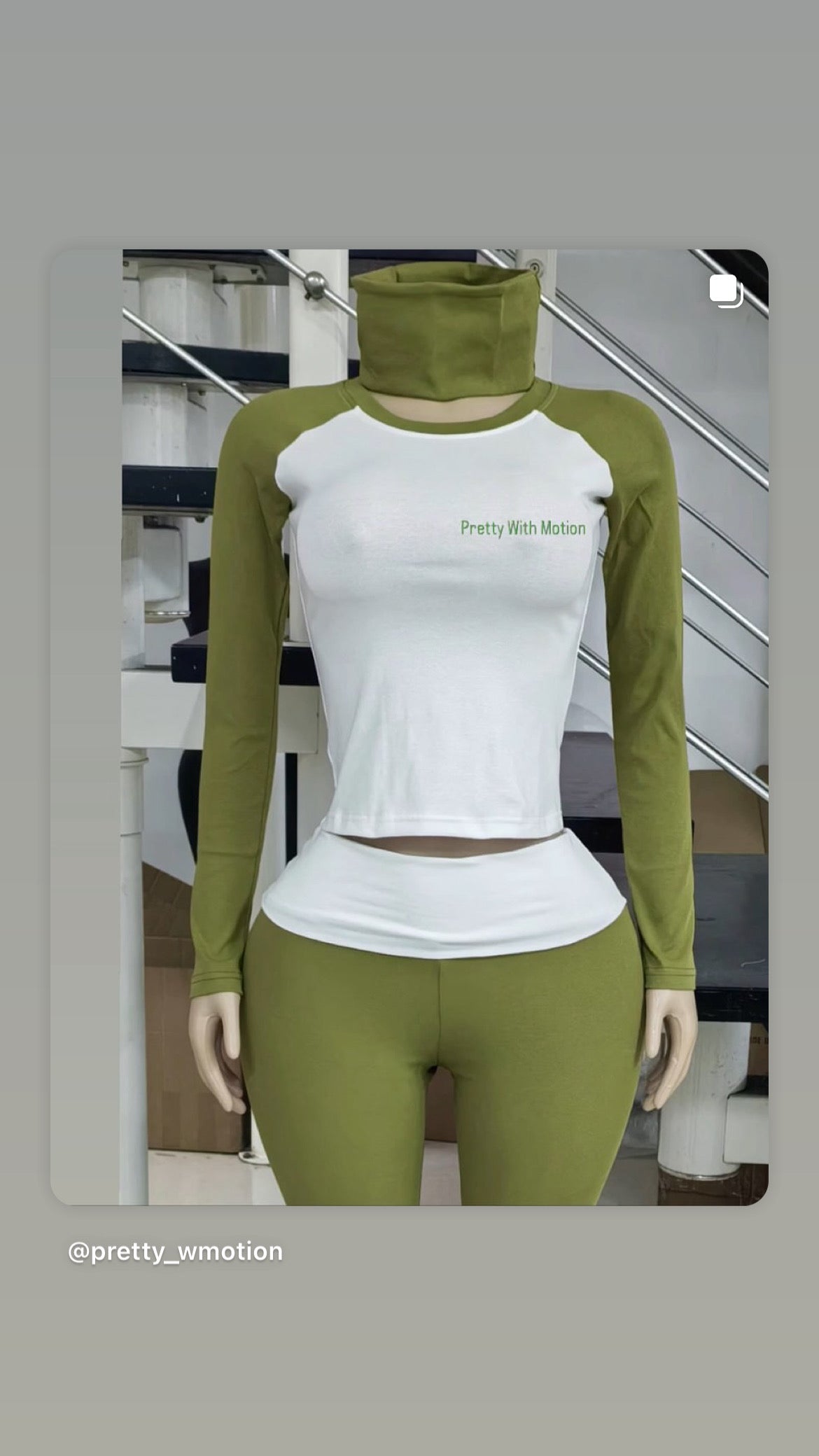 PWM green 3pc set 👄