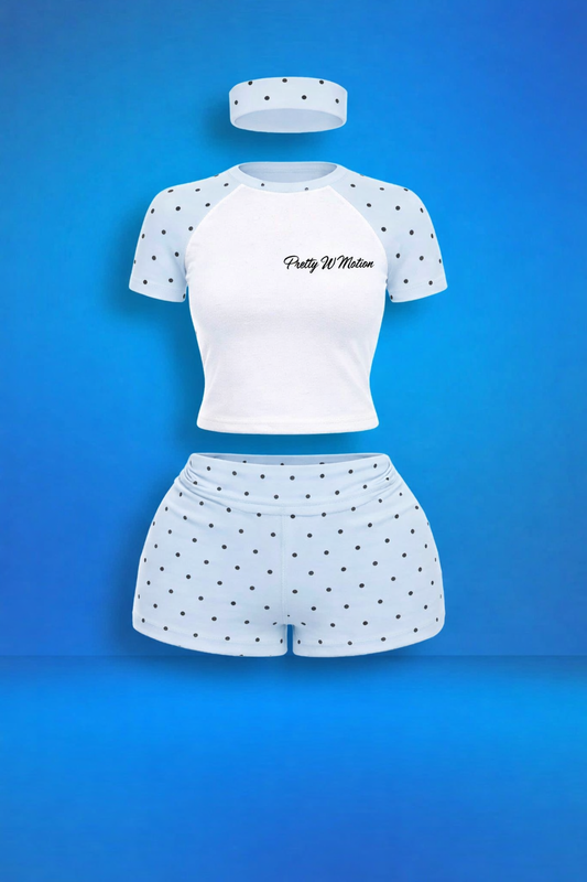 Icy blue polka dot 🥶